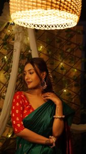 Aashika Bhatia Instagram - 🦋 Tried South Indian Look For The First Time❤️ #aashikians