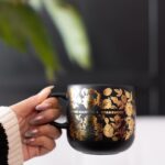 Aashna Shroff Instagram - My morning coffee time just got a shiny upgrade courtesy #ManishMalhotraStarbucks 🖤✨ get your hands on the beautiful limited edition collection at all Starbucks stores before it’s gone!! @starbucksindia @manishmalhotra05 #ad