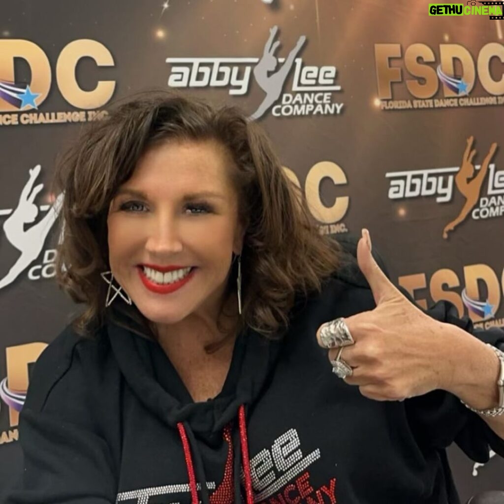 Abby Miller Instagram - I had a great time back in the judges seat again! 👏🏼🏆Although, I can’t believe kids still come out on stage to perform in front of me 😱 with one shoe on??? If you knew I was judging ~ Would you do that??? Comment below! 👇🏼 #aldc #aldcalways #abbylee #abbyleemiller #abbyleedancecompany #dancemoms #madhouse #leaveitonthedancefloor @nysdancechallenge Florida