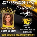 Abby Miller Instagram - LET’S GO FLORIDA! My class this weekend at @dance_mania_allstars is SOLD OUT but there’s still some tickets available for my event at @topgunjags407 👏🏼👏🏼 save your spot now before they’re gone! #aldc #aldcalways #abbylee #abbyleemiller #dancemoms #madhouse #leaveitonthedancefloor #orlando #aldcla Orlando, Florida