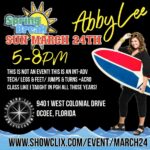 Abby Miller Instagram - Did somebody say Spring Break?! Can’t wait to be back in Florida this weekend ☀️ Class on Sunday is almost sold out so if you haven’t saved your spot yet, head over and get your tickets now. 👍🏼 #aldcalways #abbylee #abbyleemiller #abbyleedancecompany #dancemoms #madhouse #leaveitonthedancefloor