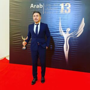 Abed Fahed Instagram - من #مصر_القاهرة_الإسكندرية_ #تحيا_مصر #مهرجان_الفضائيات_العربية شكرآً لكم على #التكريم_المميز والاستقبال الرائع #مصر _فن _حضارة ❤️#الصباح_إخوان #شتي_يا_بيروت
