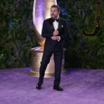 Abed Fahd Instagram – شكر كبير معالي المستشار تركي آل الشيخ على جهودكم المبذولة @turkialalshik 
‎ شكرا على الدعوة @joyawards.official 
‎ للقاء جميل مع الزملاء والنجوم  @munawassefofficial @ayman_zedan_ @basselkhaiatofficial @taimhasan @maximkhalil1 @sulafa.mimar @dimakandalaftofficial @karessbasharofficial 
Thank you style and fashion designer @ramisalamoun 
.
.
.

 #ksa #ksa🇸🇦 #abedfahed #actor #style #star #tv #film 
#happy Riyadh, Saudi Arabia