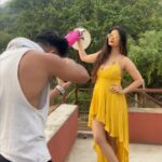 Abha Paul Instagram - Yellow gown, mountain crown, Me in nature’s town ⭐️🔥 “#MountainMaiden #YellowGownGlow #clothing Lonavala
