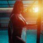 Abha Paul Instagram - Chasing the sun, while the shadows chase me. 🔥 #BikiniLife #SunChaser, #ShrugItOff, #BeachVibes, #GlowGetter #TropicalVibes, #SunDaze, #BeachBum, #SaltLife.