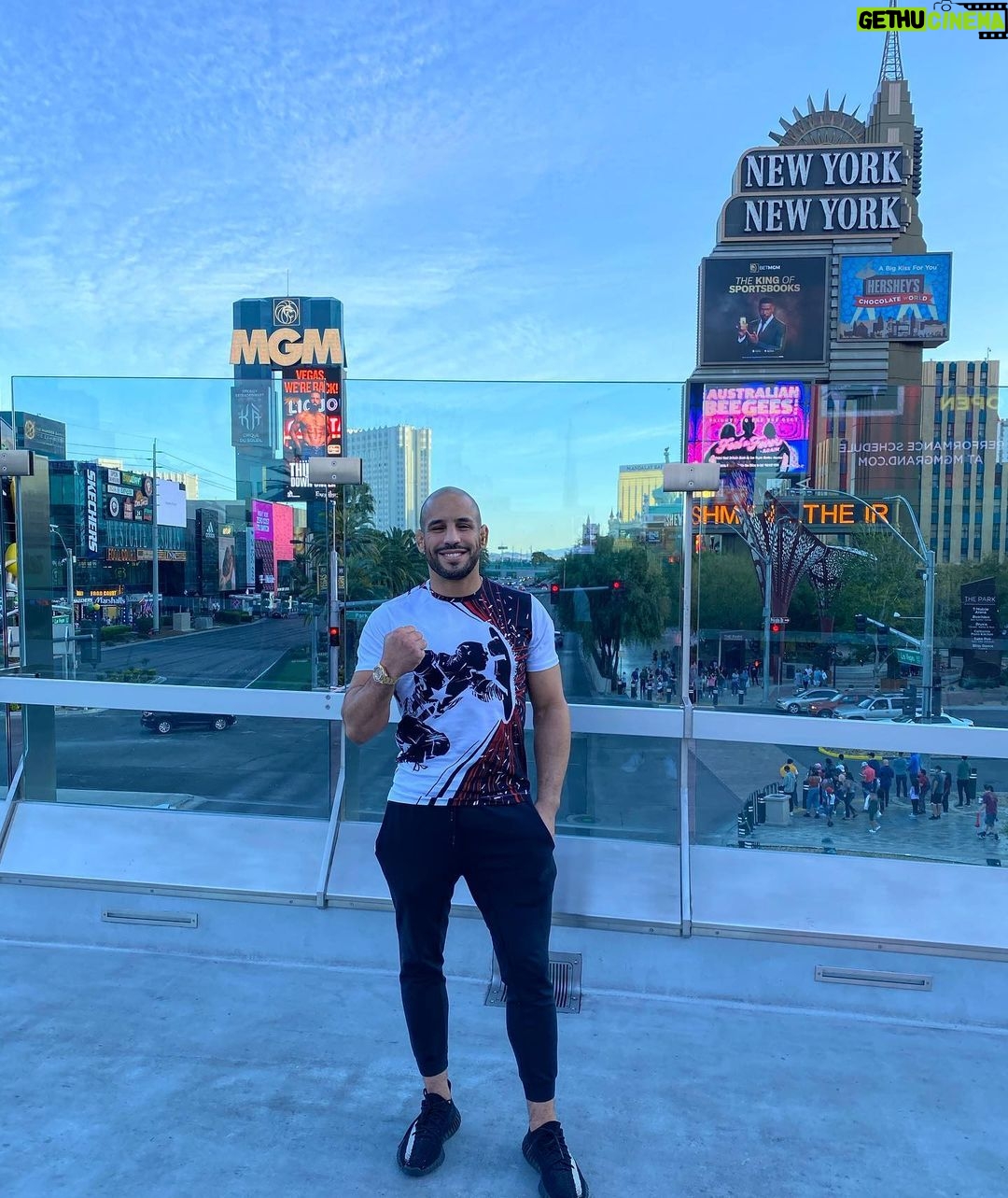 Abu Azaitar Instagram - Fight week #mayallahgiveusthevictory Las Vegas, Nevada