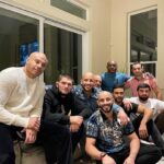 Abu Azaitar Instagram – Thank you for all the amazing people who shared my Birthday. 
Especially my brother  @aliabdelaziz000 ,who made it happen in his house and let me feel like having a family in Vegas. Also to all the guys who took their time and came together to me. In the same day my uncle who I loved very much past away 😢 I’m happy he is released from the pain and suffer he had . And happy for him now to be in paradise🙏🏽 May Allah forgive him all his sins and reward him with the highest level on paradise for his good deeds. Pray please for him🤲🏽 it teach me to be grateful and appreciate every single moment with my beloved once . The biggest thank after Allah goes to the biggest personality we all have in our heart ❤️ #AlhamdulilahForEverything #MayAllahGiveUsTheVictory