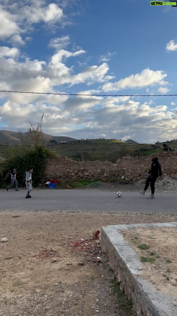 Abu Azaitar Instagram - No maturity can ever make you repress the impulse of kicking a ball, when you meet kids playing in the streets 🥰🇲🇦 Al Hoceima الحسيمة