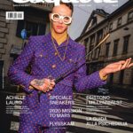 Achille Lauro Instagram - @Gucci X @esquireitalia “Crea vestiti alle canzoni e decide i picchi delle ricerche di Google. Incontro con l’Idolo Immortale che porta la sua musica all’estremo e racconta la poesia della gente.” Art by @bruce_gilden Styl by @nickcerioni Milan, Italy