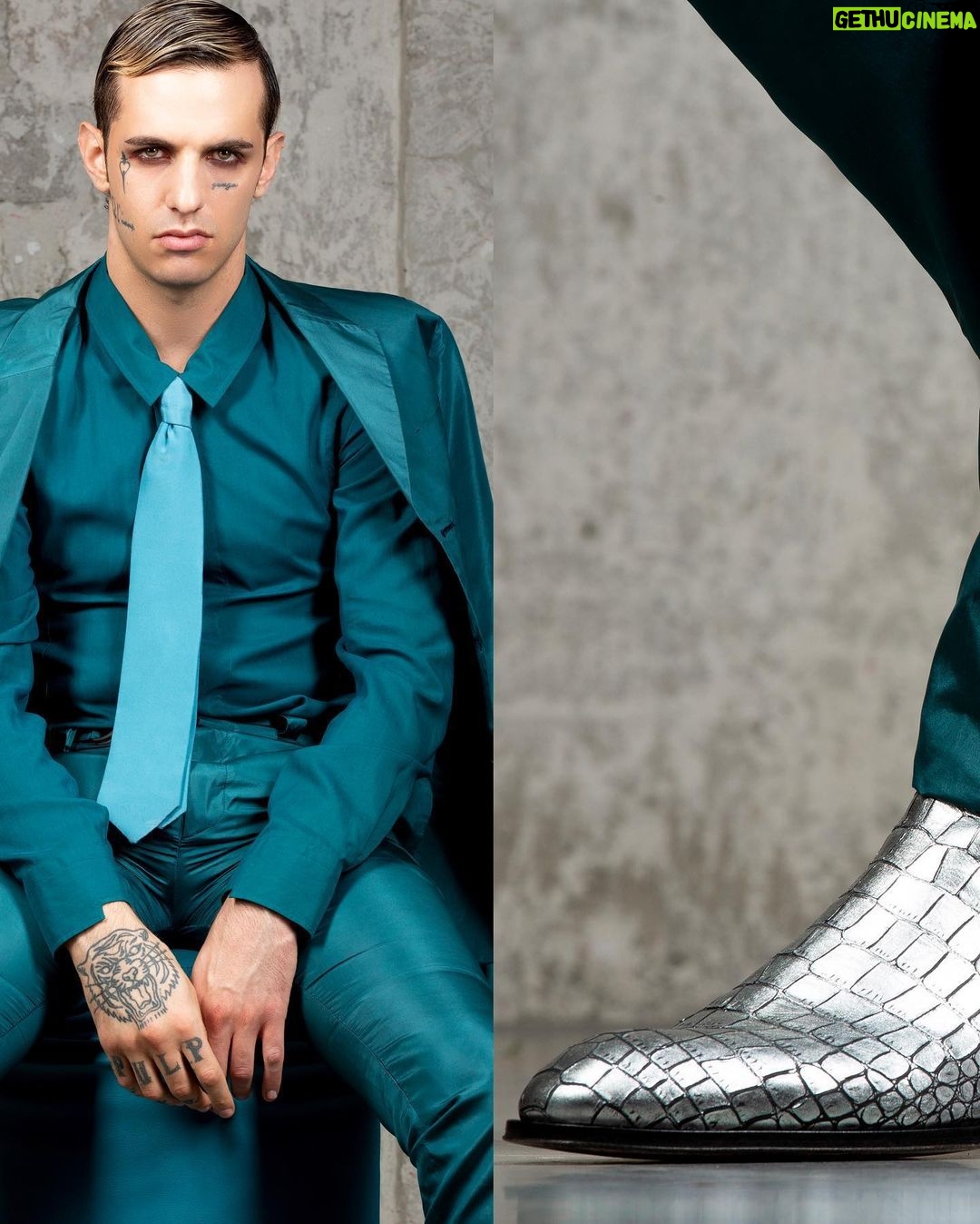 Achille Lauro Instagram - “Faccia D’Angelo” in edicola su Grazia Italia 🎻😜 @grazia_it @silvia_grilli & @venicebeachinmilano Styl @nickcerioni Ph @luca_damelio_obe Press @dalia_gaberscik #grazia_it