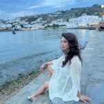 Adaa Khan Instagram - Peace beyond all!! 😇 . . 🧜‍♀️- @angelcroshet_swimwear 🤍💙 #traveldiaries #travel #travelgram #mykonos #greece #adaventure #adaakhan #travelholic