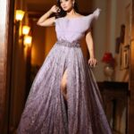Adaa Khan Instagram – Glittery… Shimmery!! 💜💜
.
.
📸: @sk_.click 
💄: @mehekuuu
👗: @ritussecondskin 
📍: @bookrecce.locations 
.
.
#fashiongram #style #instadaily #lookbook #mondaymagic #fashionlikeadaa #adaakhan 
[Fashion, Gowns, Outfit Inspiration, Glam]