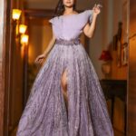 Adaa Khan Instagram – Glittery… Shimmery!! 💜💜
.
.
📸: @sk_.click 
💄: @mehekuuu
👗: @ritussecondskin 
📍: @bookrecce.locations 
.
.
#fashiongram #style #instadaily #lookbook #mondaymagic #fashionlikeadaa #adaakhan 
[Fashion, Gowns, Outfit Inspiration, Glam]