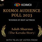 Adah Sharma Instagram - Best Actress on an audience poll jeetna matlab 💃💃💃💃💃💃💃thank you audience ❤️❤️❤️