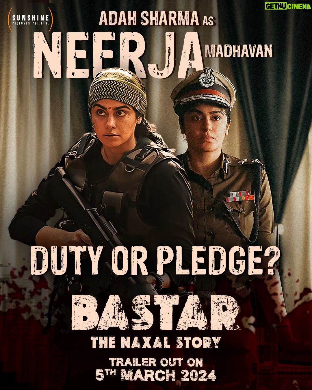Adah Sharma Instagram - Duty or Pledge: Committed till the end, relentless in the fight against Naxals. Uncover the truth in #BastarTheNaxalStory, trailer out on 5th March 2024! #VipulAmrutlalShah @sudipto_sen @aashin_shah @adah_ki_adah @itsindiratiwari @aka.vijaykrishna @raimasen @iyashpalsharma #ShilpaShukla #SunshinePictures #Bastar #TheNaxalStory #BastarTheNaxalStory