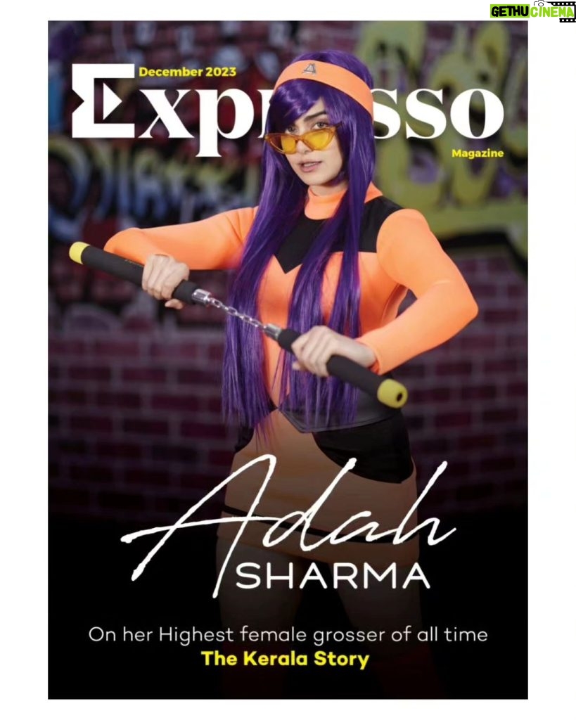 Adah Sharma Instagram - Cover girl for @expressomagazine ❤️⚔️🥷 Styled by @dimpleacharya_official Hair @snehal_uk Makeup @makeup_sidd Publicist @shimmeryentertainment