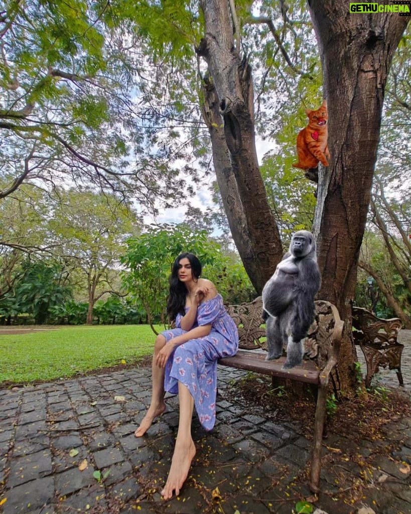 Adah Sharma Instagram - You CAN sit with us 🦍🦁🪱🐛🫀