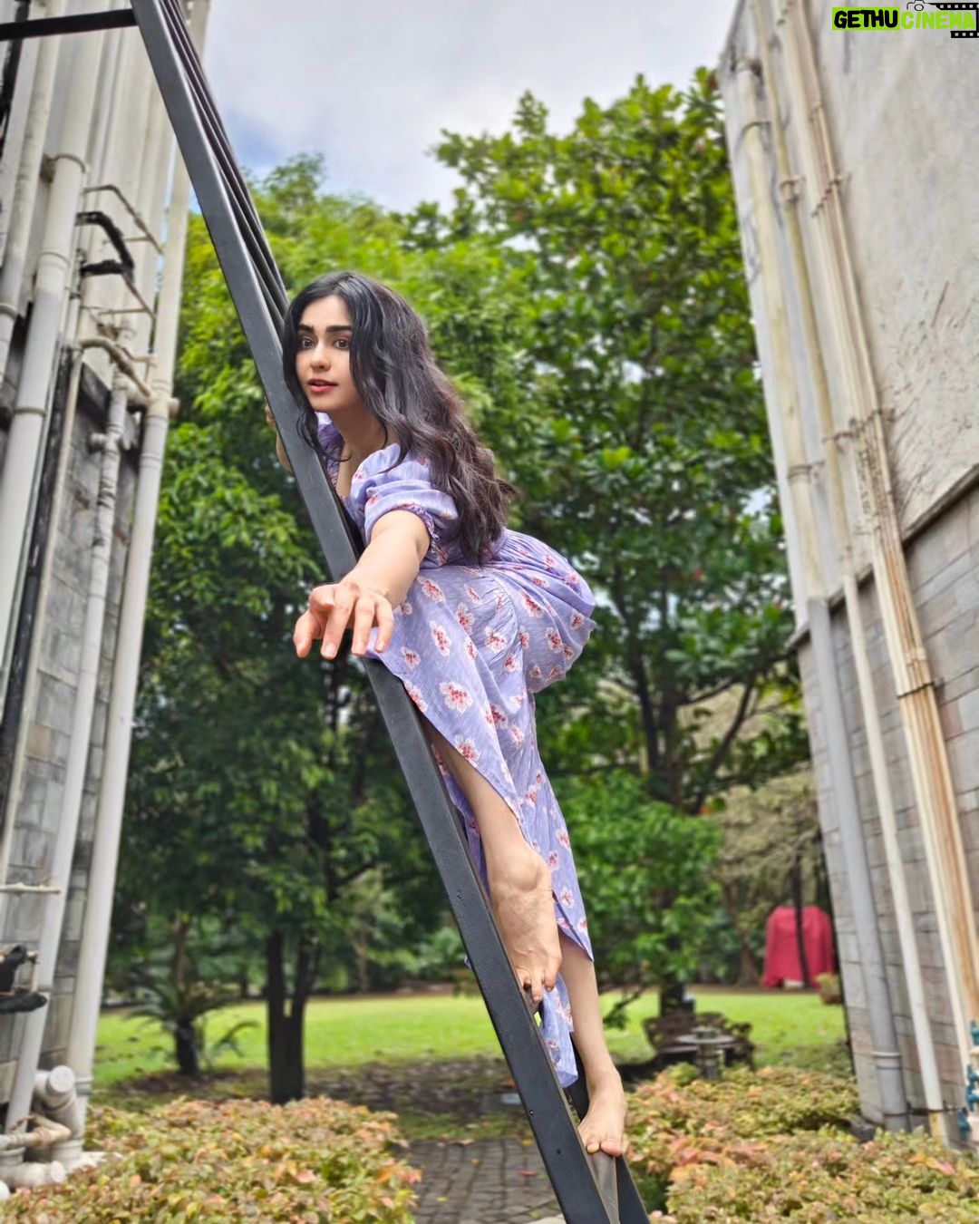 Adah Sharma Instagram - See you ladder๐งโโ๏ธ One step in the right direction ๐ช๐ซ ๐ #MyInstagramMyRuleTohPleaseMatPoochoAisePoseKyuKiya