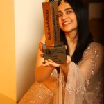 Adah Sharma Instagram - Most promising actress at DadaSaheb Phalke International film awards 2024 ❤️❤️❤️ Congrats audience 🙏😘 . . . Photographed by - @ajayjangidphotography Stylist : @khusshiii.k Outfit : @kalighataindia Hair @snehal_uk Makeup @kanika_arrora Managed by @asira.09_ Publicist @shimmeryentertainment