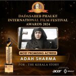Adah Sharma Instagram - Most promising actress at DadaSaheb Phalke International film awards 2024 ❤️❤️❤️ Congrats audience 🙏😘 . . . Photographed by - @ajayjangidphotography Stylist : @khusshiii.k Outfit : @kalighataindia Hair @snehal_uk Makeup @kanika_arrora Managed by @asira.09_ Publicist @shimmeryentertainment