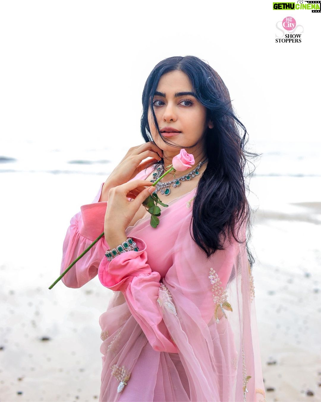 Adah Sharma Instagram - Whether you like it or not, Adah Sharma (@adah_ki_adah) will always like to be unabashedly herself. This beautiful non conformist was criticised for looking “too Indian”, and her “thick eyebrows”. But she detested fitting in. ‘I’m glad there are so many who like me the way I am, but there will always be some people who’ll dismiss you. They will find a reason to. You need to grow above all that,” she says. Adah gives you summer wedding style goals as she shoots with HT City Showstoppers by the beach, celebrating her soft, feminine side in a pink chiffon saree and sea green sharara. Styling and Direction: Shara Ashraf (@sharaashraf) Photos: Smriti Jha (@photographsbysmriti) Hair and Makeup: Snehal Chandorkar (@snehal_uk) Production: Shweta Sunny (@shweta__sunny) & Zahera Kayanat (@kayanaaaaat) Outfit: Saree - Summer by Priyanka Gupta (@summerbypriyankagupta), Blouse - ashagautam (@ashagautamofficial) & Sharara - Reynu Tandon (@reynutaandon) Location courtesy: Novotel Juhu Mumbai (@novotel_juhu) Special Thanks to team Adah Sharma: Business Manager: Asira (@asira.09) Spot Boy: Jagat Padam Singh (@jagats38) Artist Management: Namita Rajhans (@namita_rajhans_), Shimmer Entertainment (@shimmerentertainment) #adahsharma #adah #adahkiadah #retro #retrobollywood #bollywoodglam #glam #bollywood #retrobollywoodstyle #retrofashion #fashion #fashiongram #festiveseason #festivewear #festivecollection #festivevibes #festivefashion #weddingseason #weddinginspiration #weddingwear #sharara #htcityshowstoppers @adah._sharma_fan_club @adahsharma_heart @adahsharma_fans @adahsharma_fanclub @adahsharma.love