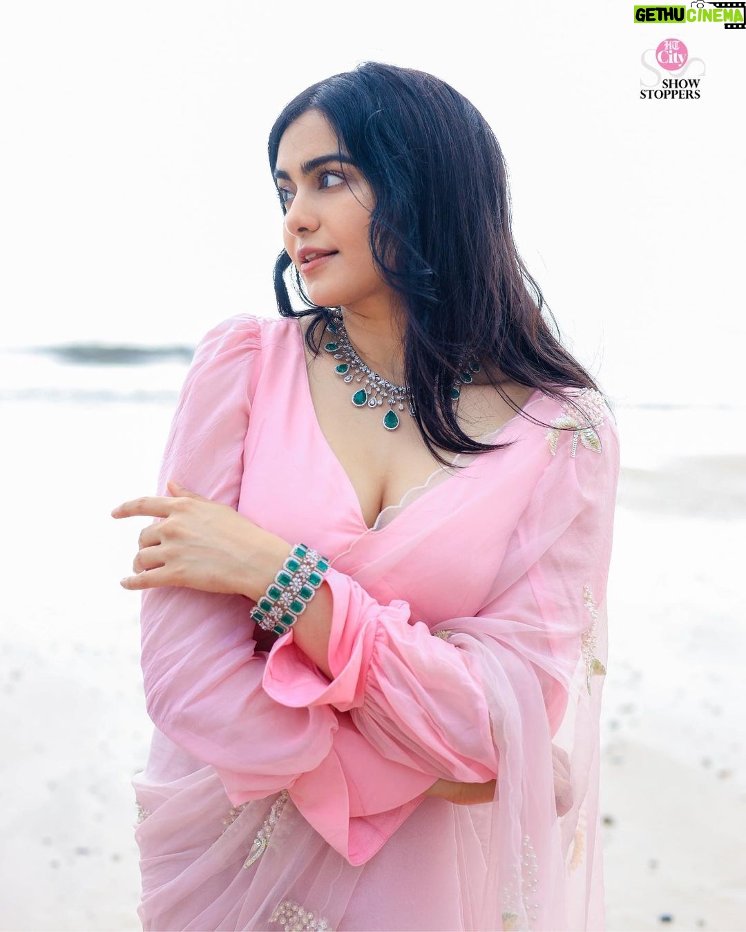 Adah Sharma Instagram - Whether you like it or not, Adah Sharma (@adah_ki_adah) will always like to be unabashedly herself. This beautiful non conformist was criticised for looking “too Indian”, and her “thick eyebrows”. But she detested fitting in. ‘I’m glad there are so many who like me the way I am, but there will always be some people who’ll dismiss you. They will find a reason to. You need to grow above all that,” she says. Adah gives you summer wedding style goals as she shoots with HT City Showstoppers by the beach, celebrating her soft, feminine side in a pink chiffon saree and sea green sharara. Styling and Direction: Shara Ashraf (@sharaashraf) Photos: Smriti Jha (@photographsbysmriti) Hair and Makeup: Snehal Chandorkar (@snehal_uk) Production: Shweta Sunny (@shweta__sunny) & Zahera Kayanat (@kayanaaaaat) Outfit: Saree - Summer by Priyanka Gupta (@summerbypriyankagupta), Blouse - ashagautam (@ashagautamofficial) & Sharara - Reynu Tandon (@reynutaandon) Location courtesy: Novotel Juhu Mumbai (@novotel_juhu) Special Thanks to team Adah Sharma: Business Manager: Asira (@asira.09) Spot Boy: Jagat Padam Singh (@jagats38) Artist Management: Namita Rajhans (@namita_rajhans_), Shimmer Entertainment (@shimmerentertainment) #adahsharma #adah #adahkiadah #retro #retrobollywood #bollywoodglam #glam #bollywood #retrobollywoodstyle #retrofashion #fashion #fashiongram #festiveseason #festivewear #festivecollection #festivevibes #festivefashion #weddingseason #weddinginspiration #weddingwear #sharara #htcityshowstoppers @adah._sharma_fan_club @adahsharma_heart @adahsharma_fans @adahsharma_fanclub @adahsharma.love