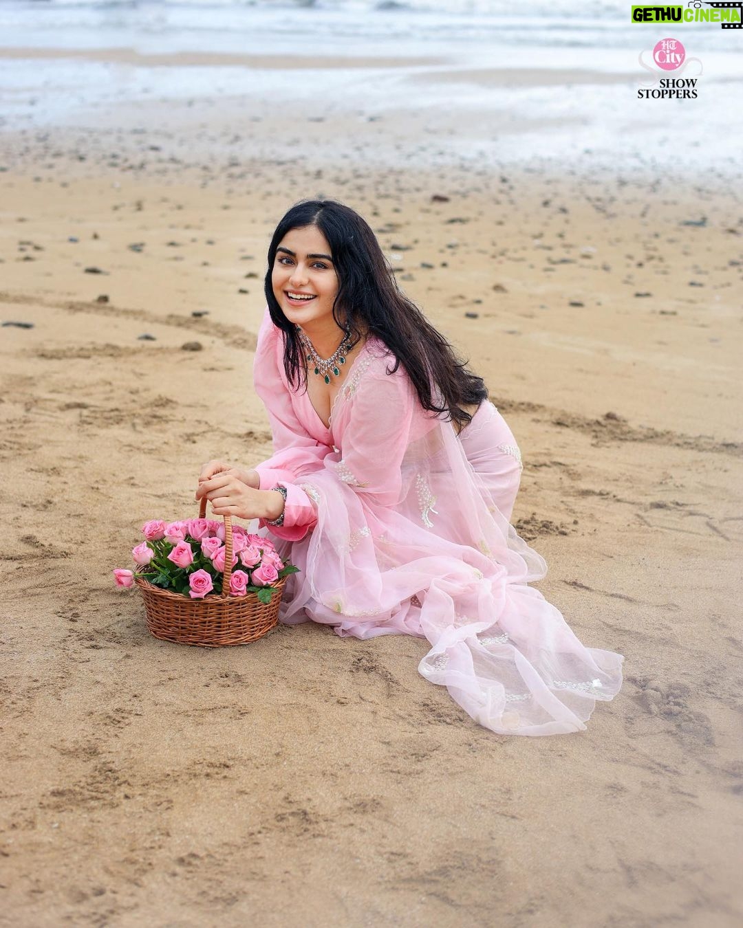 Adah Sharma Instagram - Whether you like it or not, Adah Sharma (@adah_ki_adah) will always like to be unabashedly herself. This beautiful non conformist was criticised for looking “too Indian”, and her “thick eyebrows”. But she detested fitting in. ‘I’m glad there are so many who like me the way I am, but there will always be some people who’ll dismiss you. They will find a reason to. You need to grow above all that,” she says. Adah gives you summer wedding style goals as she shoots with HT City Showstoppers by the beach, celebrating her soft, feminine side in a pink chiffon saree and sea green sharara. Styling and Direction: Shara Ashraf (@sharaashraf) Photos: Smriti Jha (@photographsbysmriti) Hair and Makeup: Snehal Chandorkar (@snehal_uk) Production: Shweta Sunny (@shweta__sunny) & Zahera Kayanat (@kayanaaaaat) Outfit: Saree - Summer by Priyanka Gupta (@summerbypriyankagupta), Blouse - ashagautam (@ashagautamofficial) & Sharara - Reynu Tandon (@reynutaandon) Location courtesy: Novotel Juhu Mumbai (@novotel_juhu) Special Thanks to team Adah Sharma: Business Manager: Asira (@asira.09) Spot Boy: Jagat Padam Singh (@jagats38) Artist Management: Namita Rajhans (@namita_rajhans_), Shimmer Entertainment (@shimmerentertainment) #adahsharma #adah #adahkiadah #retro #retrobollywood #bollywoodglam #glam #bollywood #retrobollywoodstyle #retrofashion #fashion #fashiongram #festiveseason #festivewear #festivecollection #festivevibes #festivefashion #weddingseason #weddinginspiration #weddingwear #sharara #htcityshowstoppers @adah._sharma_fan_club @adahsharma_heart @adahsharma_fans @adahsharma_fanclub @adahsharma.love