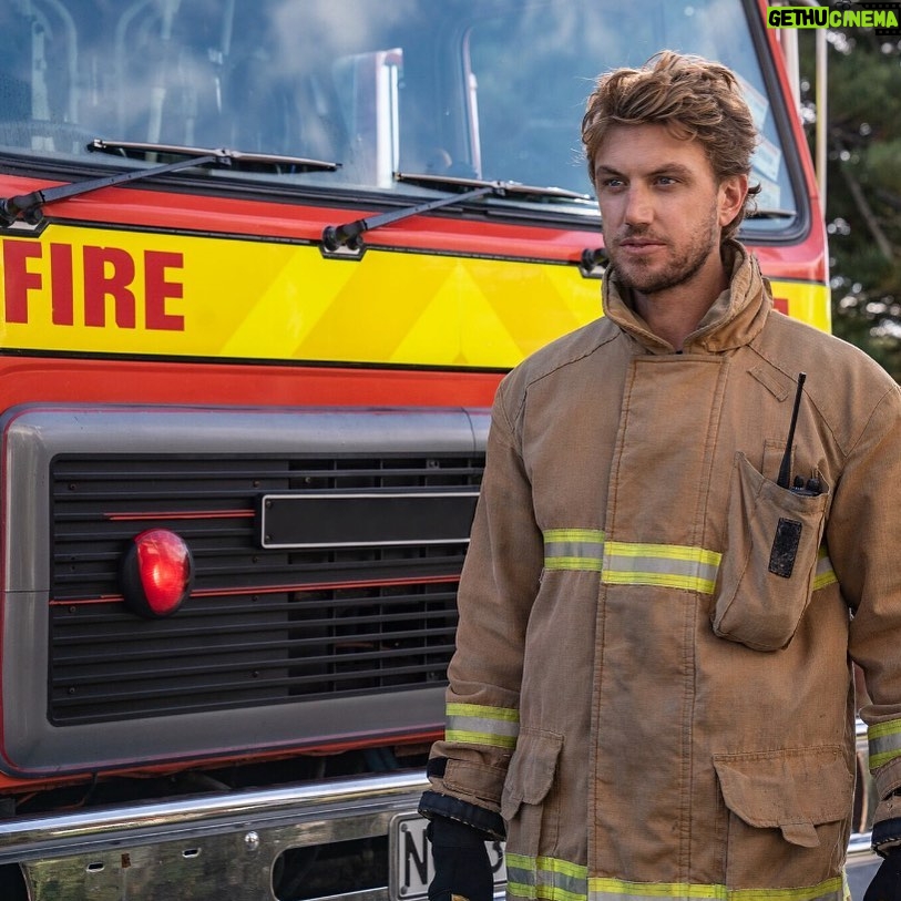 Adam Demos Instagram - Jake Taylor .. Contractor, bee keeper, history buff, hardware store worker, sports coach, semi professional rapper/dancer and of course volunteer firefighter @netflixfilm #fallinginnlove
