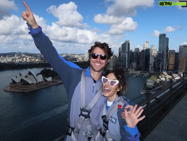 Adam Demos Instagram - No place like @australia ❤️🇦🇺 Thanks to everyone who made it such an epic few days for @sarahshahi and myself!! Sydney, Australia