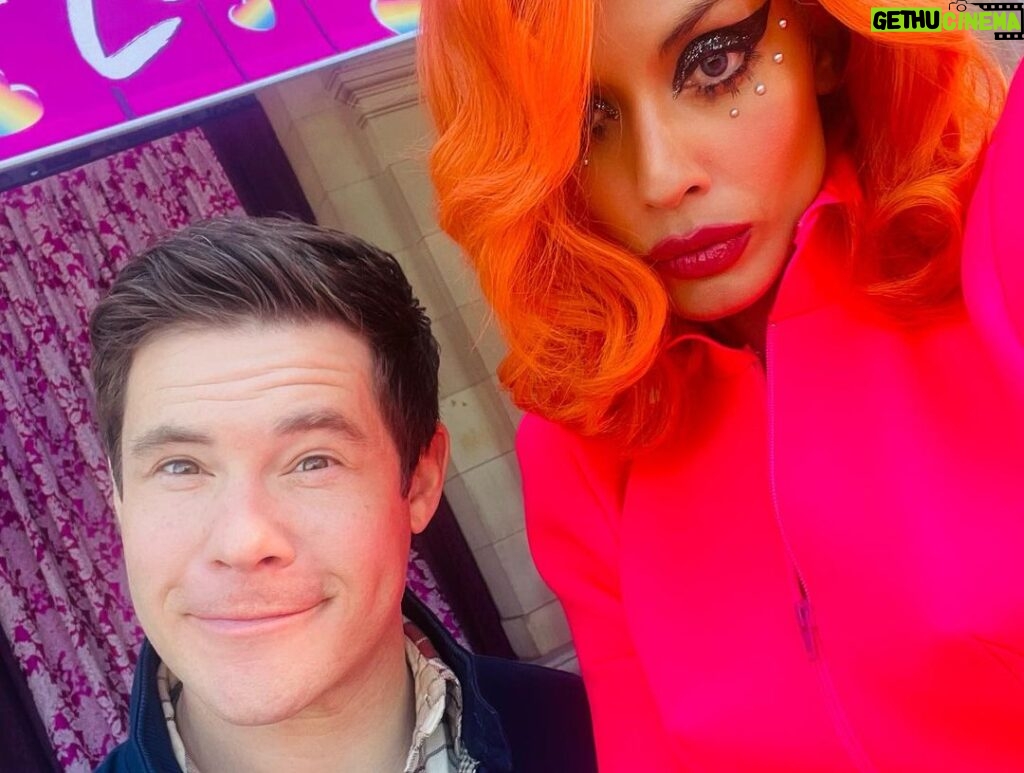Adam Devine Instagram - Wow. What an absolute phenomenal response to Bumper In Berlin! Thank you so much to everyone who is watching and enjoying our weird little show. Thank you to @peacocktv for letting us do it ! Thanks to @elizabethbanks for birthing this weird lil baby and THANK YOU to our incredible showrunner @meganamram for teaching this baby how to walk and say it’s first words (pee pee- poo poo). The homies @straussschulson @richiekeen & @maureenbharoocha directed the show and made it infinitely more beautiful than a bumper spin off show has any right to be. Thank you to the incredible cast. You guys crushed beyond expectations and lastly, THANK YOU to the fans who gave this show a shot. So happy that I get to call this my job and it’s all because of you. Thanks a billion. 🍻