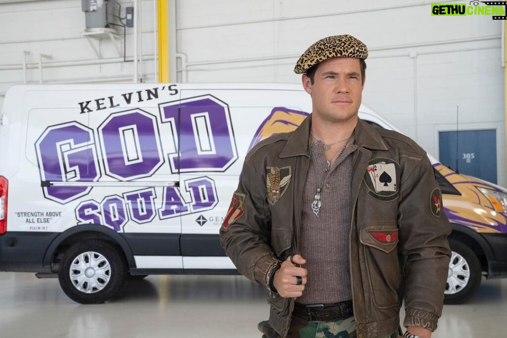 Adam Devine Instagram - The God Squad is here to save you heathens. @therighteousgemstones is back on tonight. 𝓗𝓮𝓪𝓿𝓮𝓷.
