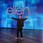 Adam Devine Instagram - I’m guest hosting Ellen today! How?! What?! I dunno but it was so much damn fun. I got to interview my friends @itsjuliebowen AND @ders808. I drank @villagerspirits and there was SO. MUCH. DANCING. I honestly love getting a little out of the comfort zone and doing stuff like this. As always… I kept it weird. @theellenshow