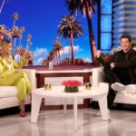 Adam Devine Instagram - I’m guest hosting Ellen today! How?! What?! I dunno but it was so much damn fun. I got to interview my friends @itsjuliebowen AND @ders808. I drank @villagerspirits and there was SO. MUCH. DANCING. I honestly love getting a little out of the comfort zone and doing stuff like this. As always… I kept it weird. @theellenshow