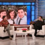 Adam Devine Instagram - I’m guest hosting Ellen today! How?! What?! I dunno but it was so much damn fun. I got to interview my friends @itsjuliebowen AND @ders808. I drank @villagerspirits and there was SO. MUCH. DANCING. I honestly love getting a little out of the comfort zone and doing stuff like this. As always… I kept it weird. @theellenshow