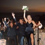 Adam Devine Instagram - WE’RE MARRIED! What a blast! We did it in Mexico and miraculously everyone dodged COVID! I love Chloe so dang much and I’m so happy to call her my Wife. Def cried a lot during the ceremony. 1) I DO! 2) my big contribution to the planning process was demanding we had fireworks. 3) I couldn’t taste the cake. Had COVID a few weeks before and couldn’t taste anything but that didn’t stop me from eating 6 slices. 4) the world needs to see my groomsman’s taught Butt cheeks. 5) my sister @brittanidevine, and groomsman @austincoleanderson and @blakeanderson super stoked on our reception entrance. 6) Chlo got out of that wedding dress and put on her dancing shoes!