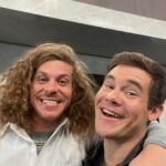 Adam Devine Instagram - …And that’s a wrap on the OUT-LAWS! What a ride. I’ve been trying to make this movie for a long time and I couldn’t be more happy with the cast we put together and the work we did! Pierce Brosnan?! Ellen Barkin?! Nina Dobrev?! Michael Rooker?! To name a few. @tylerSpindel directed the hell out of this one. Even Turner and Ben Zazove wrote this bad boy! @happymadison produced! AND our Atlanta based crew absolutely slayed it. Can’t wait for you guys to see it on @netflix sometime next year. 1. before shooting. Everyone in their reg clothes. I think Nina is going through something… 2. The boss man @tylerspindelfilms. Prob giving me the note be be dorkier. Guess I’m cool AF?! Who knew?! 3. You know I had to get my boy @blakeanderson up in this. 4. Nina refuses to give me one of the 12 dozen photos she took on set so I had to steal one she already posted of us hanging one weekend. 5 & 6. Introducing Owen T. Browning. Atlanta, Georgia