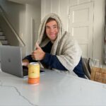 Adam Devine Instagram - Ready to start another productive work week! Drinking an @ashlandhardseltzer at 10am because I CAN. #ThisIsImportant