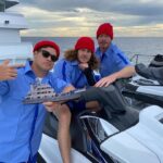 Adam Devine Instagram - Wow! It’s shark week again on @discovery. I absolutely love shark week and this year they let me take @ders808 and @blakeanderson to the Bahamas to unveil one of the largest congregations of Tiger Sharks in the world. Last year my boy @draustingallagher and I tagged a tiger shark in the Bahamas. We tracked it all year, it all the way to Canada and back to within 100 yards of where we tagged it! It’s truly a shark party!