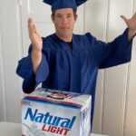 Adam Devine Instagram – College commencements are canceled everywhere. That sucks because you prob already paid for that cute ass cap and gown. Don’t fret you can rock em in the couch when I deliver you a commencement speech for the @naturallightbeer 2020  Commencement Ceremony LIVE on May 14th @ 7pm ET on Natty’s FB and IG- They picked the perfect man for the job. #NattyCommencement