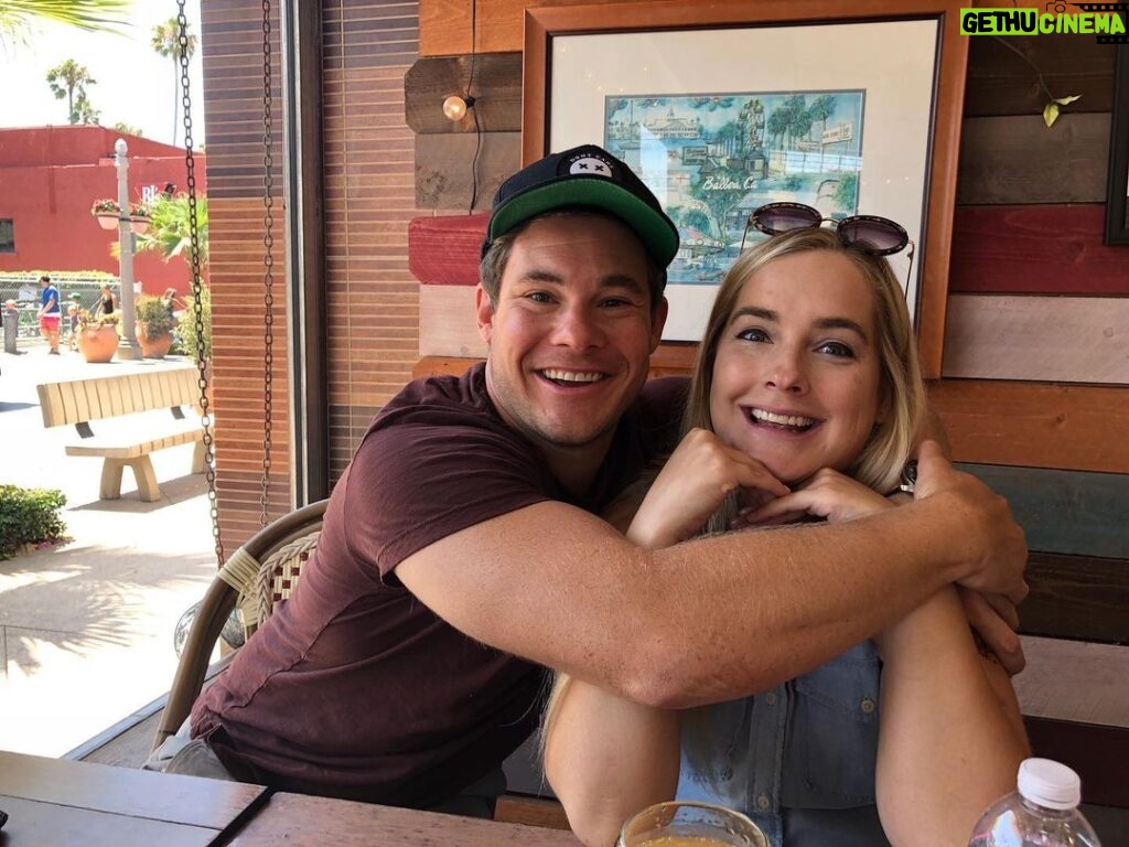 Adam Devine Instagram - Happy national sibling day Brittani! I’m sorry I made you pick up dog shit with your hands when we were kids because I told you we ran out of bags! You’re the best and thank you for quarantining with mom and dad and making sure they don’t party with their neighbors. Love ya sis. Balboa Lily's