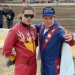 Adam Devine Instagram – Vroom Vroom from HollyWood Devine and Flame Anderson. #BadIdeas @quibi Perris, California