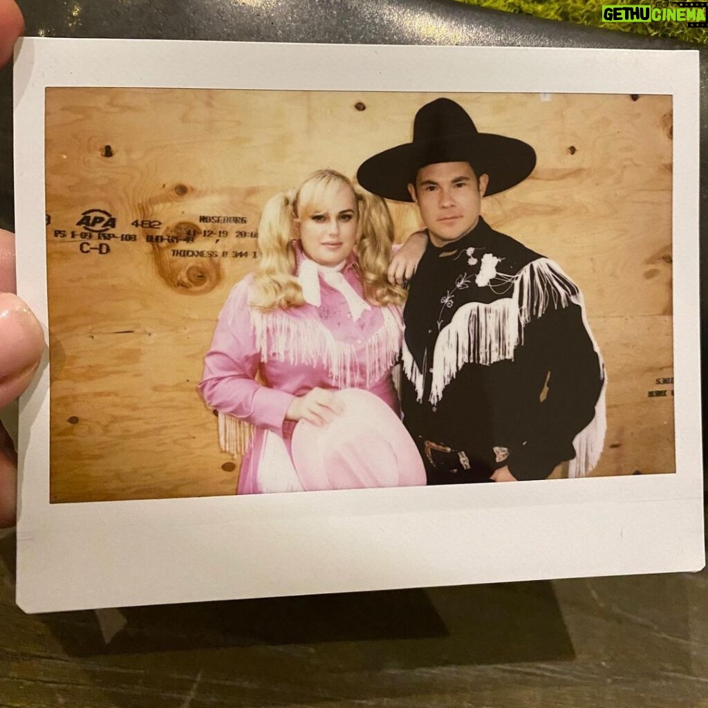 Adam Devine Instagram - Got to work with the work wife @rebelwilson the other day. These BAD IDEAS of mine are turning into a good show! @quibi