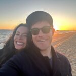 Adam Devine Instagram - It’s this pretty woman’s birthday today! Chloe, what a year it has been. The highest of the highs and some real low low’s. I wouldn’t want to go through life with anyone else. Keep loving sunsets, rainbows, sleeping in cars and walking on the beach! Love you more than anything @chloebridges !