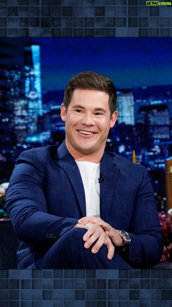 Adam Devine Instagram - @adamdevine performs The Cup Song with a beer stein! 🍺 #FallonTonight The Tonight Show Starring Jimmy Fallon