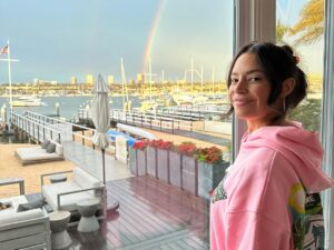 Adam Devine Instagram - It’s this pretty woman’s birthday today! Chloe, what a year it has been.  The highest of the highs and some real low low’s. I wouldn’t want to go through life with anyone else. Keep loving sunsets, rainbows, sleeping in cars and walking on the beach! Love you more than anything @chloebridges !