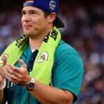 Adam Devine Instagram - Had a blast at the @mlb All Star Game. Met Ken Griffey Jr. Fought with Joel McHale. Somehow pulled a hamstring and didn’t even play. Jock life.