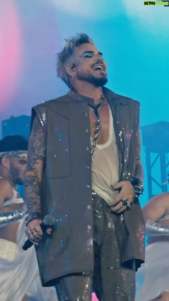 Adam Lambert Instagram - What an unforgettable night at @planetpridefest this past weekend 🌈 Thank you for dancing the night away with me ✨ @jakeresnicow @tysunderland 🎥: @nightmodevideo