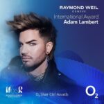 Adam Lambert Instagram - So honored to win the International Award at this year’s O2 Silver Clef awards and to be supporting amazing music therapy charity @nordoffrobbins! Since 1976 the awards have raised £12 million for vital music therapy services and honored some of the greatest names in music 🎶