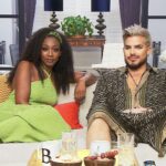 Adam Lambert Instagram - Giving a running commentary in front of the telly while drinking tea is standard for me! Having @adamlambert with me was a match made in heaven, he’s got wisecracks for days! Tune into Celebrity @c4gogglebox tomorrow at 9pm on Channel4 xxx 📺❤️