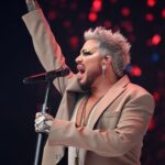 Adam Lambert Instagram - Had a ball singin for 80,000 at Wembley Stadium for #summertimeball! Thank you @capitalofficial for having me! Loved running into the one and only @kylieminogue #padam !!! 📷: Global/Shutterstock London, United Kingdom